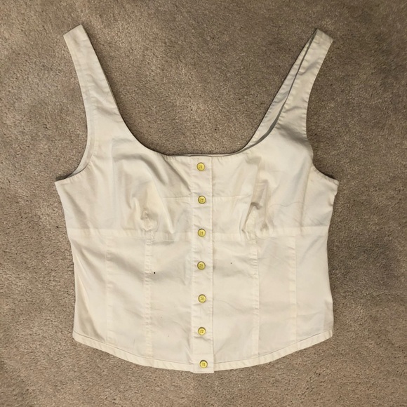 White corset top Anthropologie - Picture 1 of 1